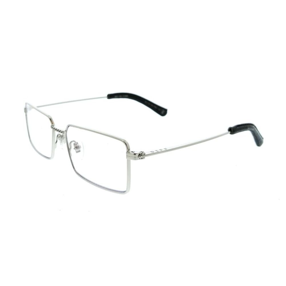Diff VDFSLY 540SIL Black Aviator Unisex Optical Frames